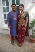 Rajendra Chawla, Rohini Banerjee at Sony TV_s Saas Bina Sasural on location in Malad on 24th Nov 2011 (54).JPG